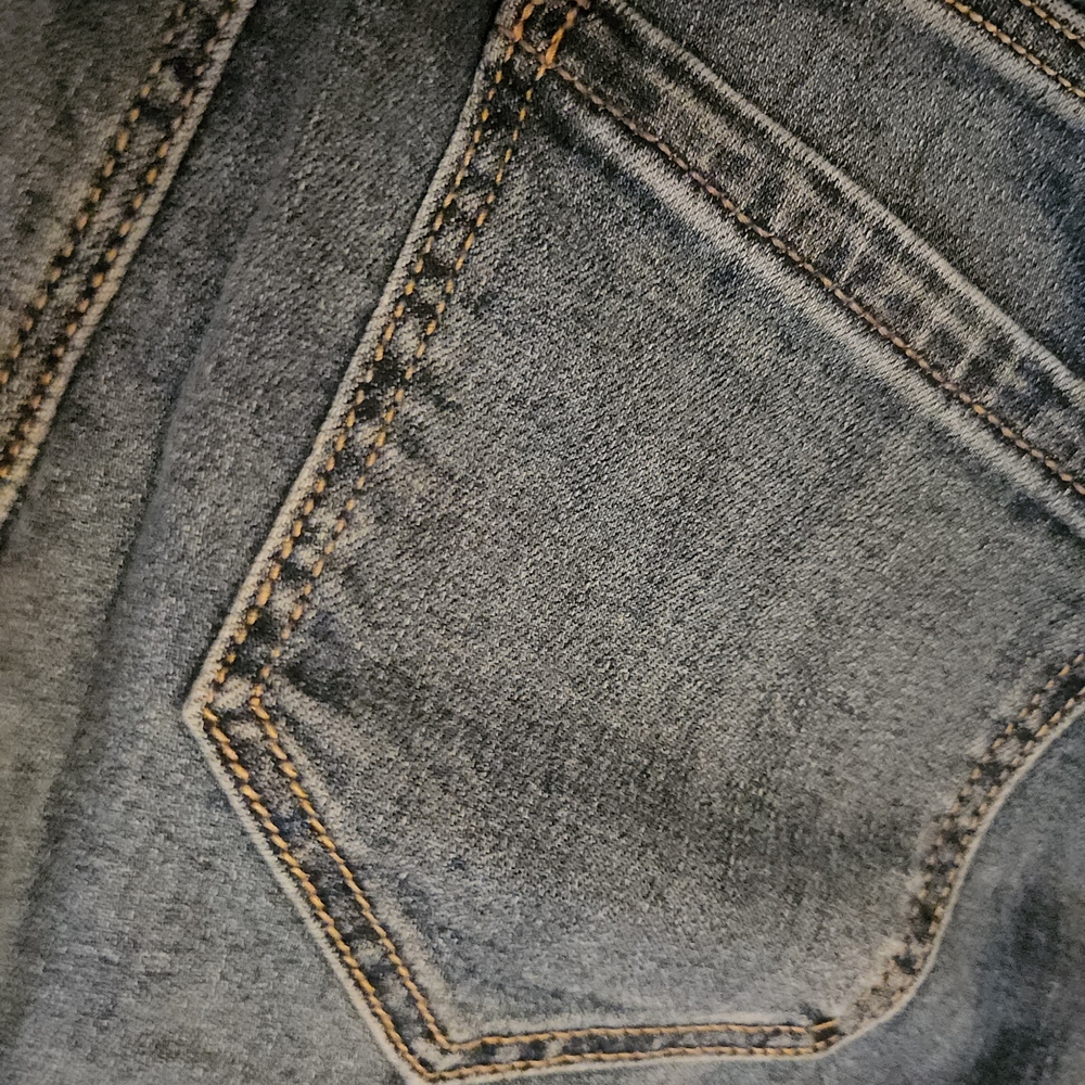 Liverpool Jeans Company Distressed Blue Boyfriend Crop Jeans - Picture 10 of 14